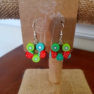 Funky fruit earrings